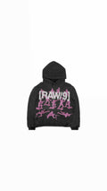 Raw 9 “ARMY DOLL” VINTAGE DISTRESSED HOODIE (black)