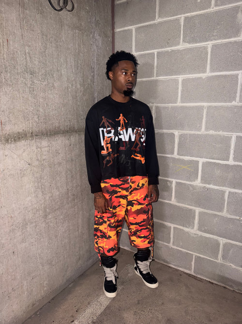 Raw 9 “Army doll” Long sleeve (black)